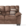 El sofá seccional de la tela fija los muebles del sofá de la sala de estar de dos plazas